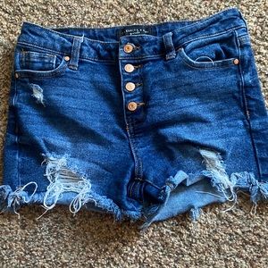 Denim shorts size 16